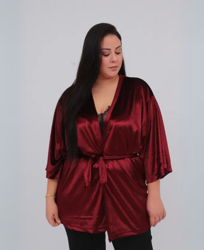 Pyjama 3 Pièces en Velours
